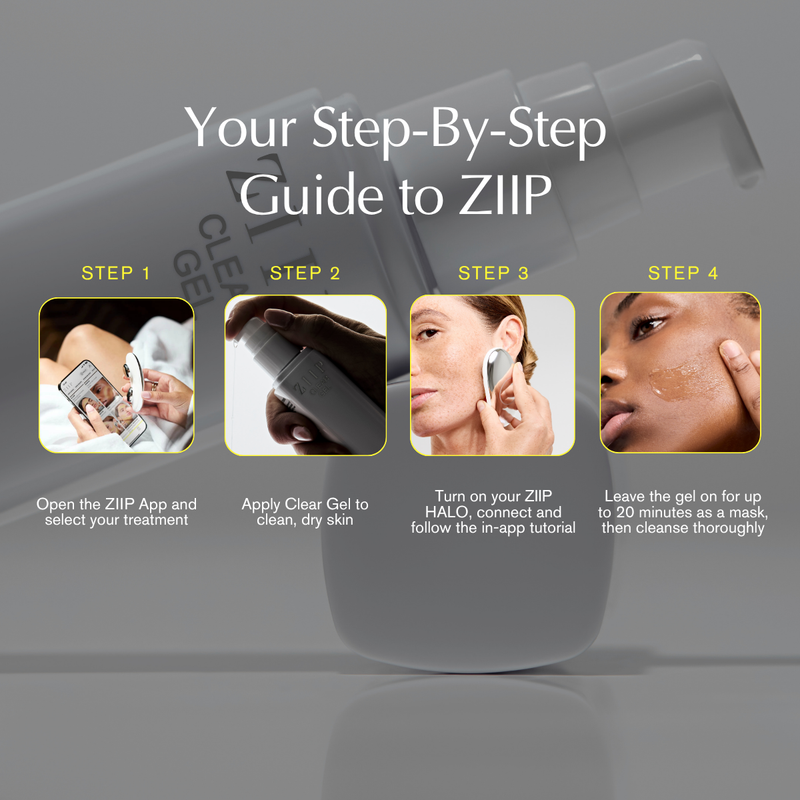 ZIIP Clear Gel step-by-step guide